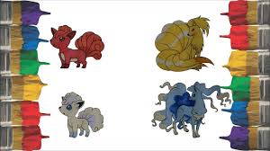 Have fun with these naruto coloring pages ideas chibi coloring. Pokemon Coloring Pages For Kids Children Draw Vulpix Ninetales Alolan Vulpix And Alolan Ninetales Youtube