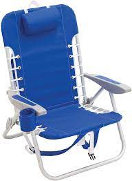 Amazon Com Rio Brands Lace Up Suspension Backpack Folding Beach Chair 44 7 X 25 5 X 26 5 Light Blue Garden Outdoor