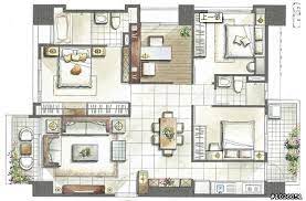 建案平面圖 空間設計與裝潢 主臥馬桶正對門的格局已經客廳轉向的風水 居家討論區 mobile01 floor plans diagram