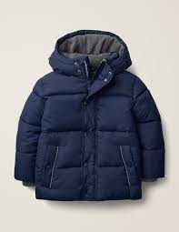 Water Resistant Padded Jacket College Blue Water Resistant Padded Jacket This Jacket Is As Close To A Hug As A Jacket Ca Padded Jacket Boden Boys Boys Coat