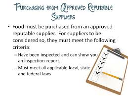 How To Review Your Approved Food Suppliers - Haccp Mentor
