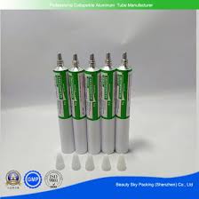 3.5ml, 5ml, 10g, 20g, 30g Eye Ointment Eye Cream Pharmaceutical Packaging  Aluminum Collapsible Tube Long Nozzle