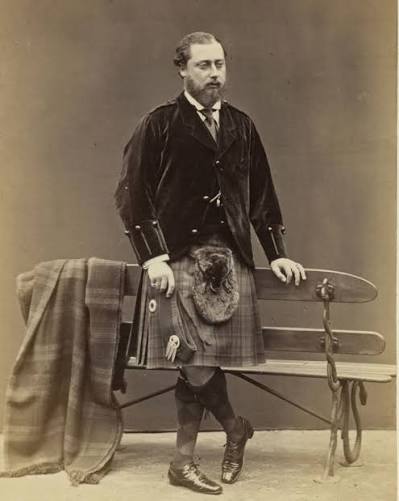 The Prince of Wales (later Edward VII) photographed in Highland Dress in 1868. 📸 1868 | Royal Collection Trust Don't miss out, follow: britroyalhistory 👑 👑 #RoyalHistorian #KingEdwardVII #KingEdward #EdwardVII #PrinceofWales #RoyalFamily #