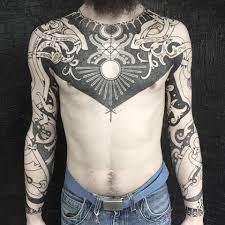 Celtic and old norse design and viking tattoo,. Sorry For The Silence Everyone Been Busy Travelling Work In Progress Ringerike Based Wolves Hati And Skoll With La T Wikinger Tattoo Tattoos Tattoo Ideen
