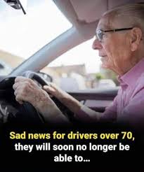 Sad news for drivers over 70, they will soon no longer be able to... Check  1st comment 😮👇