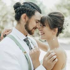 Feel like royalty on your wedding day with this gorgeous updo. 38 Stylish Grooms Who Know How To Rock A Man Bun Weddingomania