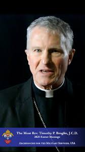 See the full video of Archbishop Broglio's 2025 Easter message to the  faithful of the Archdiocese for the Military Services, USA,