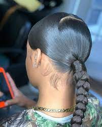 10 Sleek Low High Ponytail Hairstyles For 2021 Sleek Braided Ponytail Ponytail Hairstyles High Ponytail Styles