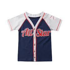 Buy Wangyh One Opening Baby Boy Baseball Shirt All Star Short Sleeve Tee Shirt Blue Grey 110 At Amazon In