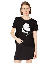 But karl lagerfeld, the longtime creative director of the famed french fashion house, who died in february karl loved corsets, so i wanted my shirt to have very strong boning, she said, then i opened one side of the collar so it looks ripped. Karl Lagerfeld Paris Women S Karl Silhouette Tee You Can Find Out More Details At The Link Of The Image This Is Karl Lagerfeld Paris Shirt Size Tee Shirts