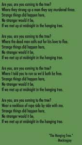 If We Met At Midnight In The Hanging Tree Lyrics The Hanging Tree Lyrics Hunger Games Mockingjay Hunger Games Hanging Tree Lyrics Hunger Games Series