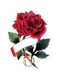 This tattoo design is for hello kitty lovers. Pin By Marisol Esparza On Tattoo Board Rose Tattoo With Name Rose Tattoo Design Ribbon Tattoos