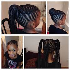 To do a fishbone hair braid, separate hair into two sections, pinch a section of hair on the outer side of each section and pull the hair to the opposite. Little Black Girls Hairstyles Fishbone Braids Cornrows Polyvore Discover And Shop Trends In Fashion Outfits Beauty And Home