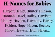 H Names For Babies Baby Names H Baby Names Little Boy Names