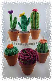 Where did you find this? My Little Cactus English Kaktus Hakeln Hakelmuster Fur Blumen Kawaii Hakeln