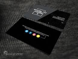 It allows people to follow you by instantly directing them to your page when they scan an image with their smartphone camera. Modern Serious Marketing Business Card Design For Social Fit Media By Sandaruwan Design 14927899