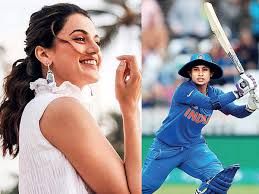 Mithali raj scored 59 runs off 92 balls with the help of seven fours, while opener shefali verma contributed 44 runs off 55 balls. Bollywood Taapsee Pannu To Play Mithali Raj In Next