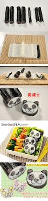 Japanese Sushi Nori Maki Rice Mold Roll Kit Panda Head For Egg Mol Panda Sushi Sushi Cute Food
