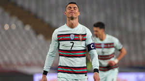 Ronaldo in strong portugal team Serbia Vs Portugal Football Match Report March 27 2021 Espn