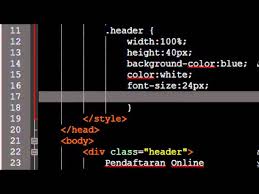 Hyperlink yang mengarah ke halaman eksternal web. Tutorial Membuat Form Pendaftaran Online Dengan Html Dan Css Pada Notepad Youtube