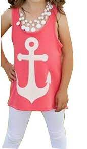 Buy anchor shirt and get the best deals at the lowest prices on ebay! Meihuida Baby Girls Kids Summer Bow Back Anchor Tank Tops Vest Sleeveless Cotton T Shirt Anchor Tank Top Sleeveless Cotton Tshirt