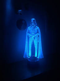 The reproduced light field can generate an image which still has the depth, parallax, and other properties of the original scene. Star Wars Darth Vader Hologram Edge Lit Led Light With Remote Etsy