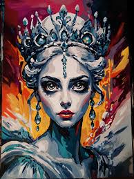 Snow White and the Seven Dwarfs" Oil