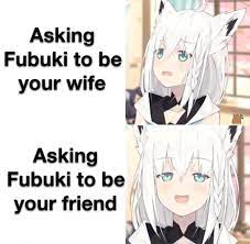 Can I be Fubuki's friend? : r/Hololive