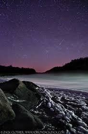 Adirondacks With Meteor Shower Lake Placid New York Adirondacks Meteor Shower