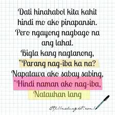 Hugot Lines Short Tagalog In 2020 Sweet Love Words Tagalog Love Quotes Top Love Quotes
