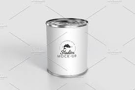 Canned Preserve Mock Up Business Card Logo Mockup Mocking