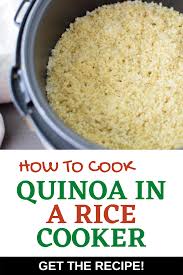 How To Cook Quinoa In A Rice Cooker Wendy Polisi Recipe In 2020 Quinoa Recipes Easy How To Cook Quinoa Quinoa Recipes Dinner