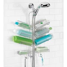Hanging Shower Caddy Bath Shelves Holder Shampoo Showerhead Organizer Bathroom Metrodec Hanging Shower Caddy Shower Organization Bathroom Shower Organization