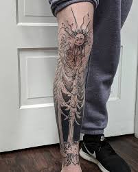 Forest Tattoo Leg Sleeve Nature Tattoos Leg Sleeves Tattoos