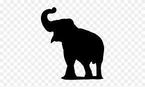 The image can be easily used for any free creative project. Elephant Png Images Pics Elephant Silhouette Trunk Up Transparent Png 934x534 6881537 Pngfind