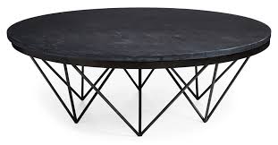 This stylish but functional round coffee table brings luxury into any home without being visually overwhelming. Kirby Round Side Table Coffee Table Living Room Modern Round Coffee Table Contemporary Coffee Table