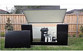 4 x 3 fully engineered metal storage shed kit. Acoustic Pool Filter Enclosure Standard Height 1145mm