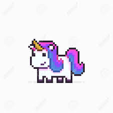 Pixel art licorne qui dab facile. Pixel Art Licorne Isole Sur Fond Blanc Clip Art Libres De Droits Vecteurs Et Illustration Image 91503344