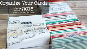 I'm often asked how do you store your… (insert card making supply here). Organize Your Cards Youtube