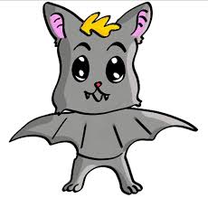 Draw kawaii is an app that teaches you how to draw cute drawings step by step. How To Draw A Kawaii Bat Easy Drawings Easy