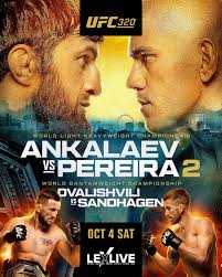 Due to popular demand, we've added a 2nd screen for this event! 🥊 UFC 320  is HERE — catch every punch, takedown, and knockout LIVE