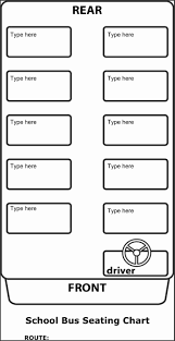 8 School Bus Seating Chart Template Sampletemplatess