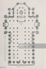 Floor Plan Of Milan Cathedral Engraving Italy 19th Century Milan Cathedral Cathedral Architecture Architecture Design Concept