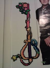 Kingdom Hearts Keyblade Destiny S Embrace Video Game 17 00 Via Etsy Perler Bead Patterns Perler Beads Designs Perler Patterns