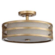 Safavieh Lighting Collection Greta Veil Antique Gold 9 6 Inch Ceiling Light Lightfixtures Lighting Gold Light Fixture Ceiling Lights Light Fixture Covers