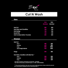 All prices are subject to change without prior notice. Inorbit Envi Salon