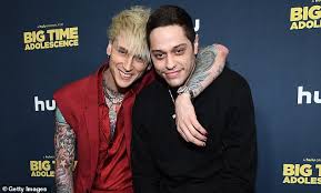 Learn about big time adolescence: Pete Davidson Shows Brotherly Love To Machine Gun Kelly At The Premiere Of Big Time Adolescence Daily Mail Online
