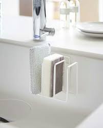 Yamazaki Home On Instagram This Self Draining Sponge Saver Keeps Your Sponges Suspended And Air Drying Designed To In 2020 Sponge Holder Kitchen Sponge Holder Sink