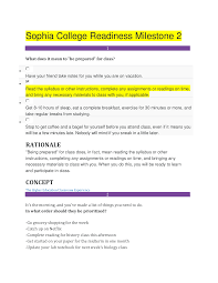 Periodic trends awner key, please i need help with this as soon as possible! Sophia College Readiness Milestone 2 Solution Latest Fall 2020 College Readiness Syllabus College
