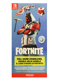 With a nintendo eshop card, you can increase your nintendo ewallet credit. Nintendo Switch Double Helix Fortnite Skin 1000 V Bucks No Console Mailed Double Helix Fortnite Helix